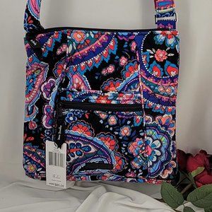 Vera Bradley Hipster Crossbody Bag in "Haymarket Paisley" print NWT